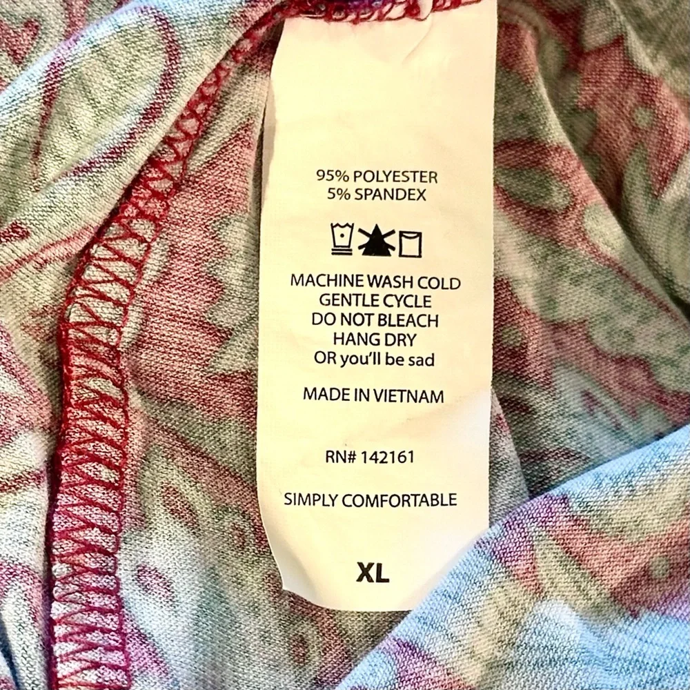 LuLaRoe Sz XL Jersey Dress - Picture 4 of 4